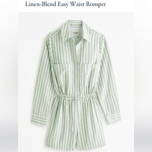 Abercrombie linen blend romper